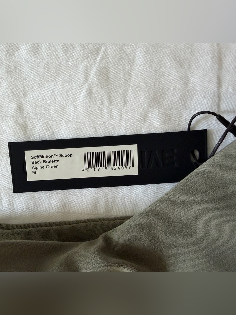 Oner Active SOFTMOTION™ SCOOP BACK BRALETTE WITH GRAY LOGO - Picture 2 of 5